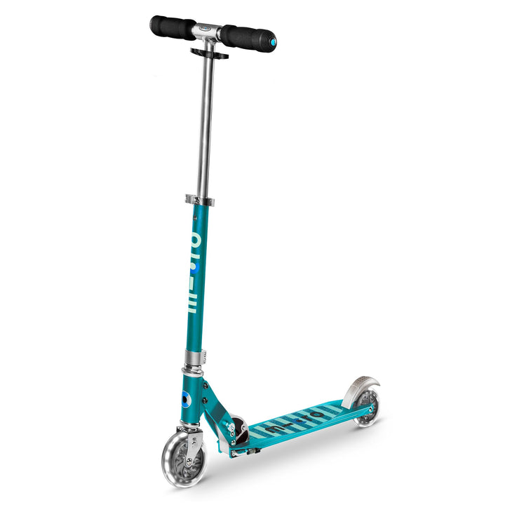 Micro Roller | Micro Sprite LED Kinderroller | Lenker verstellbar | Leuchtrollen | Faltbar | 5-12 Ja