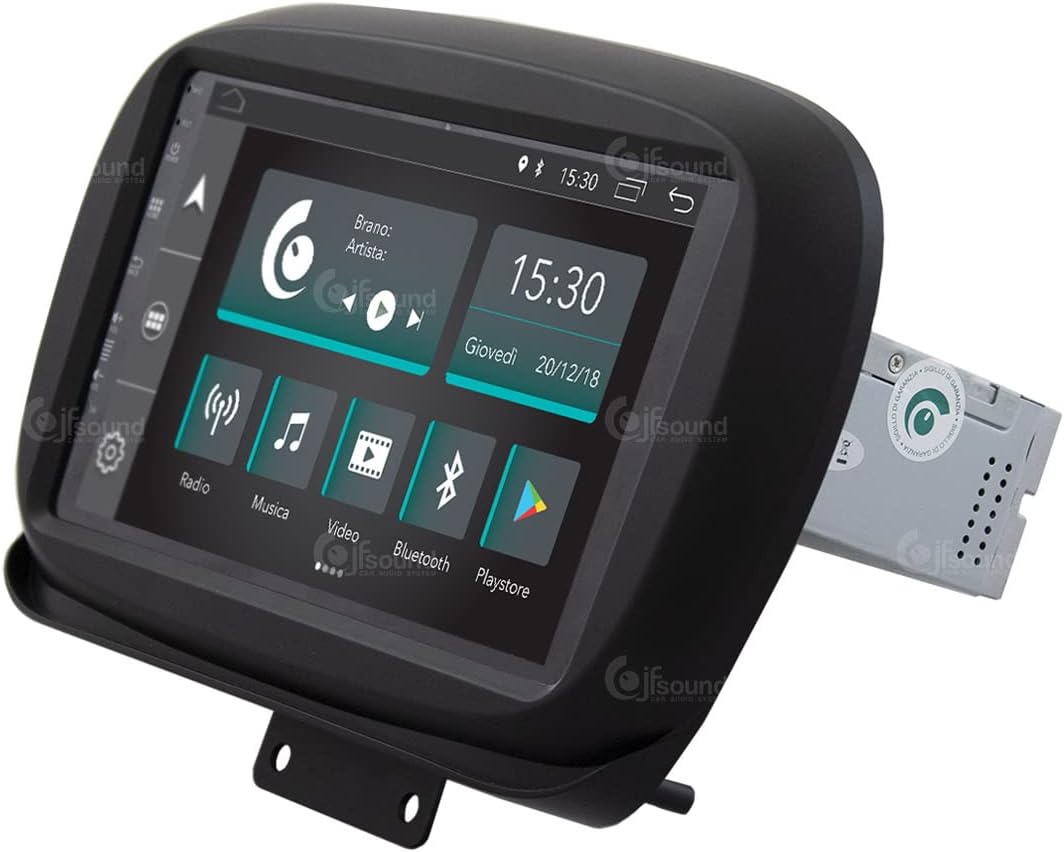 Personalisiertes Autoradio fürFiat 500X Android GPS Bluetooth WiFi USB DAB+ Touchscreen 9" 4core Car