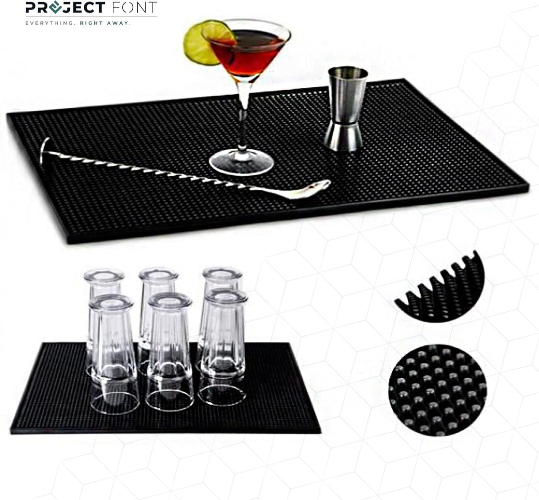 Barista Abtropfmatte aus rutschfestem Gummi, für Matte, Barista, Küche, Cocktails, auslaufsicher, au