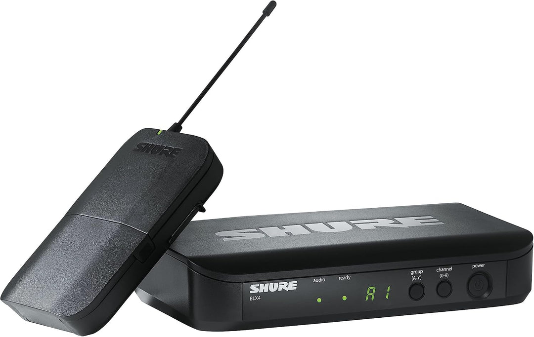 Shure BLX14 UHF Wireless System für Gitarre und Bass - 14 Stunden Batterielaufzeit, 100m Reichweite