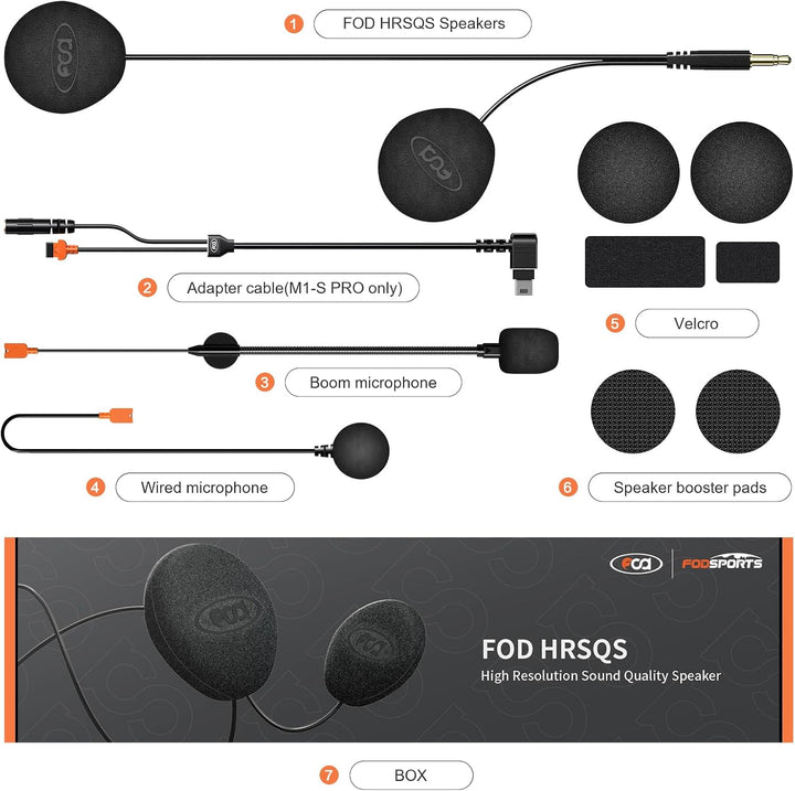 Fodsports HRSQS, Ultra HD Audio-Kit für M1-S PRO