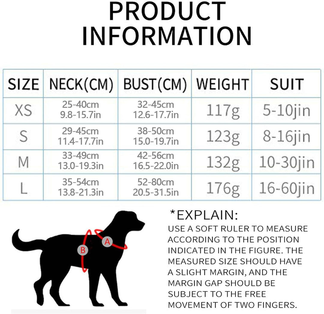 Hundegeschirr-Set, mittelgrosse Hunde, Haustiergeschirr, Halsband und Leine, Hundegeschirr mit Leine
