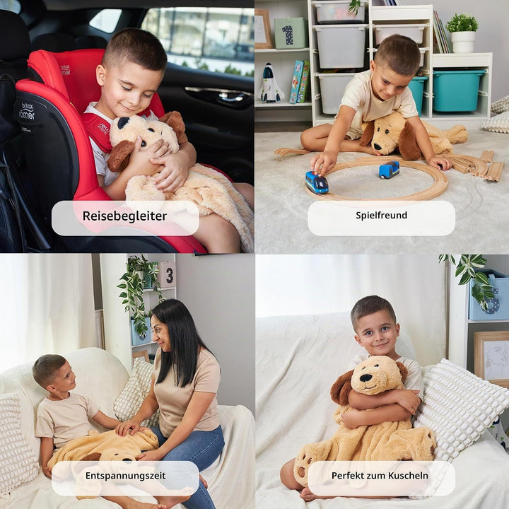ODOXIA Sensorisches Kuscheltier für Kinder 2.3 KG | Plüsch Faultier für Entspannung &amp; Konzentration