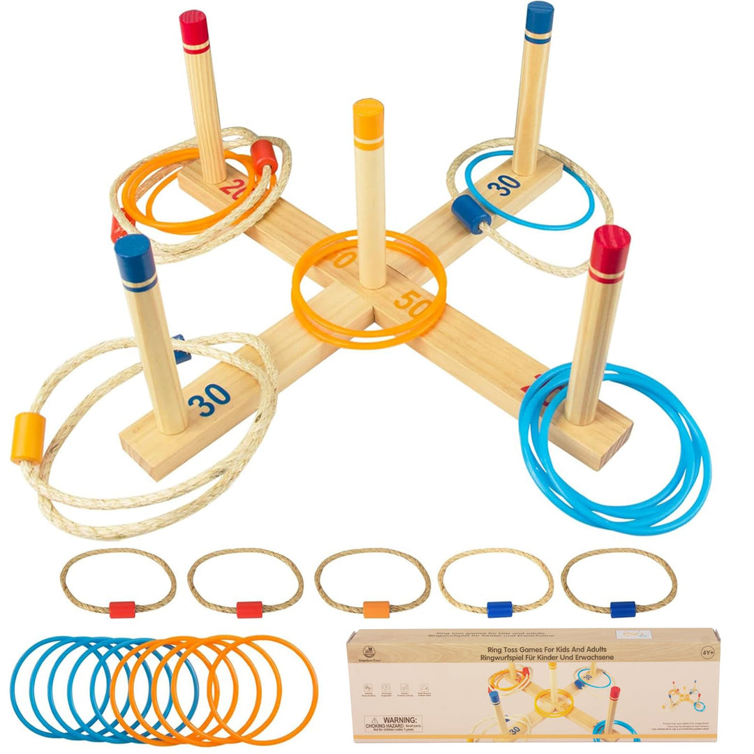 Ringwurfspiel Kinderspiele - Spiele für draussen - werfen den Ring für Kinder und Erwachsene – ringw