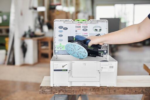 Festool Exzenterschleifer ETS EC 150/3 EQ-Plus (mit Schleifteller Ø 150 mm MULTI-JETSTREAM 2 (superw