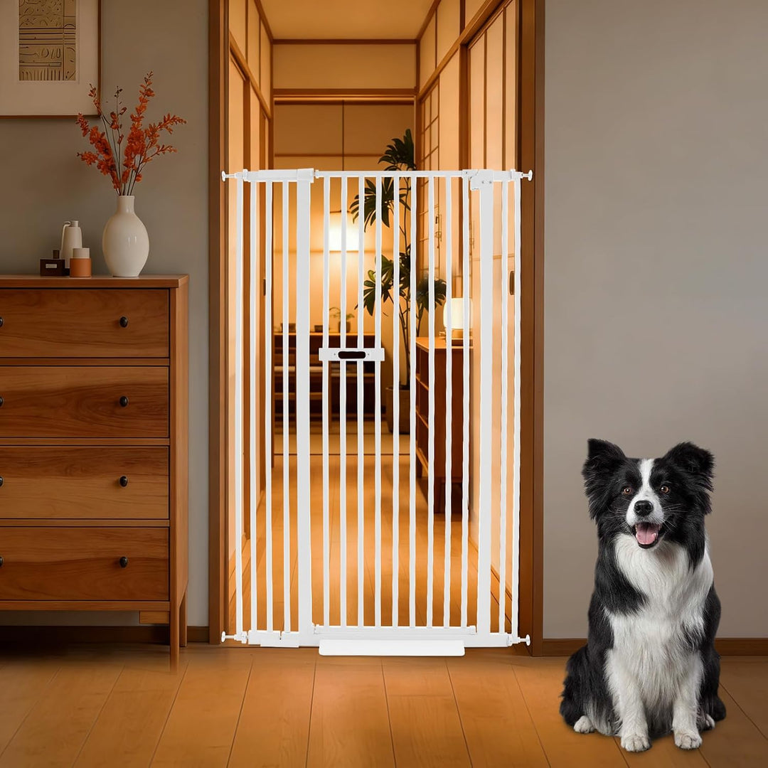 Türsicherheitsgitter kein Bohren erforderlich verstellbar breites Haustiergitter (86–95 cm) für Hund