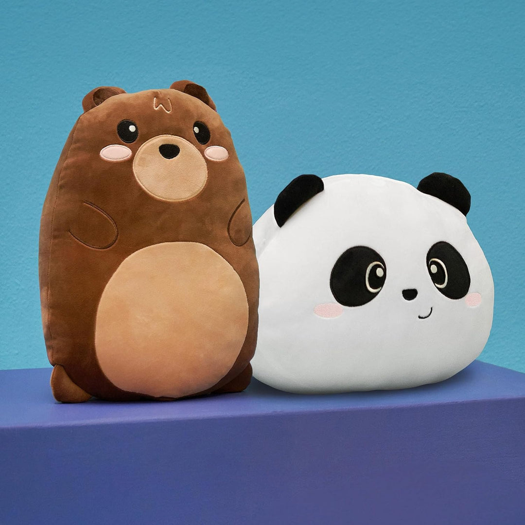 LEGAMI - Kissen Super Soft! Panda Thema, Handwärmer, Super weich, Geschenkidee, 34x26 cm, Panda