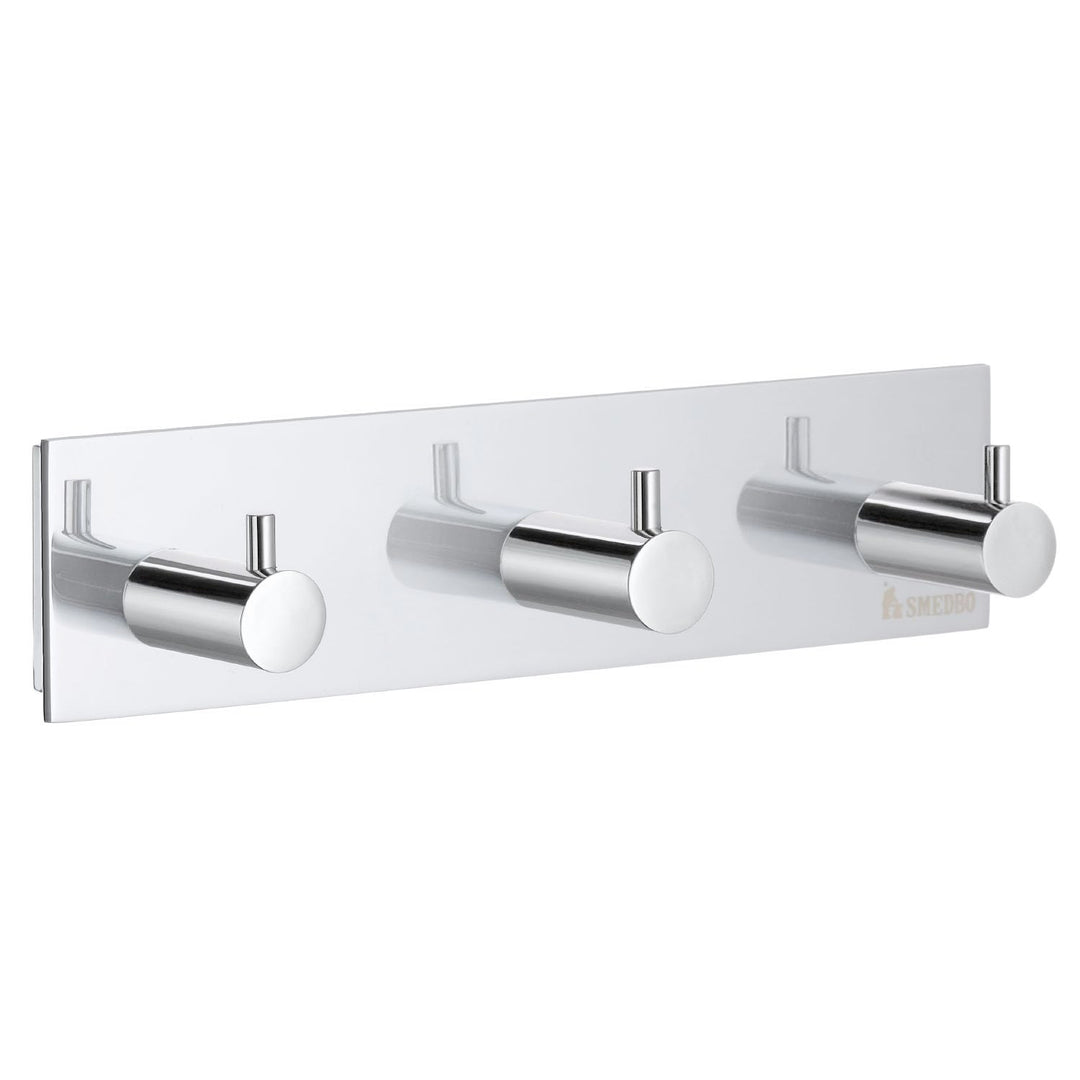 Smedbo "Pool Triple Handtuch Haken, Silber