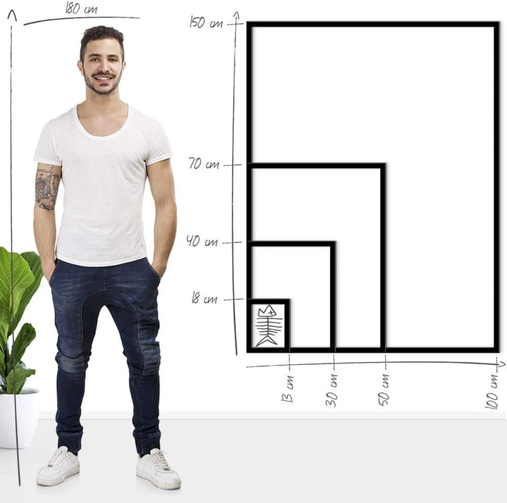 Bildershop-24 Schattenfugenrahmen Lemgo für Keilrahmenbilder und Leinwände 40x60cm Silber Alu geschl
