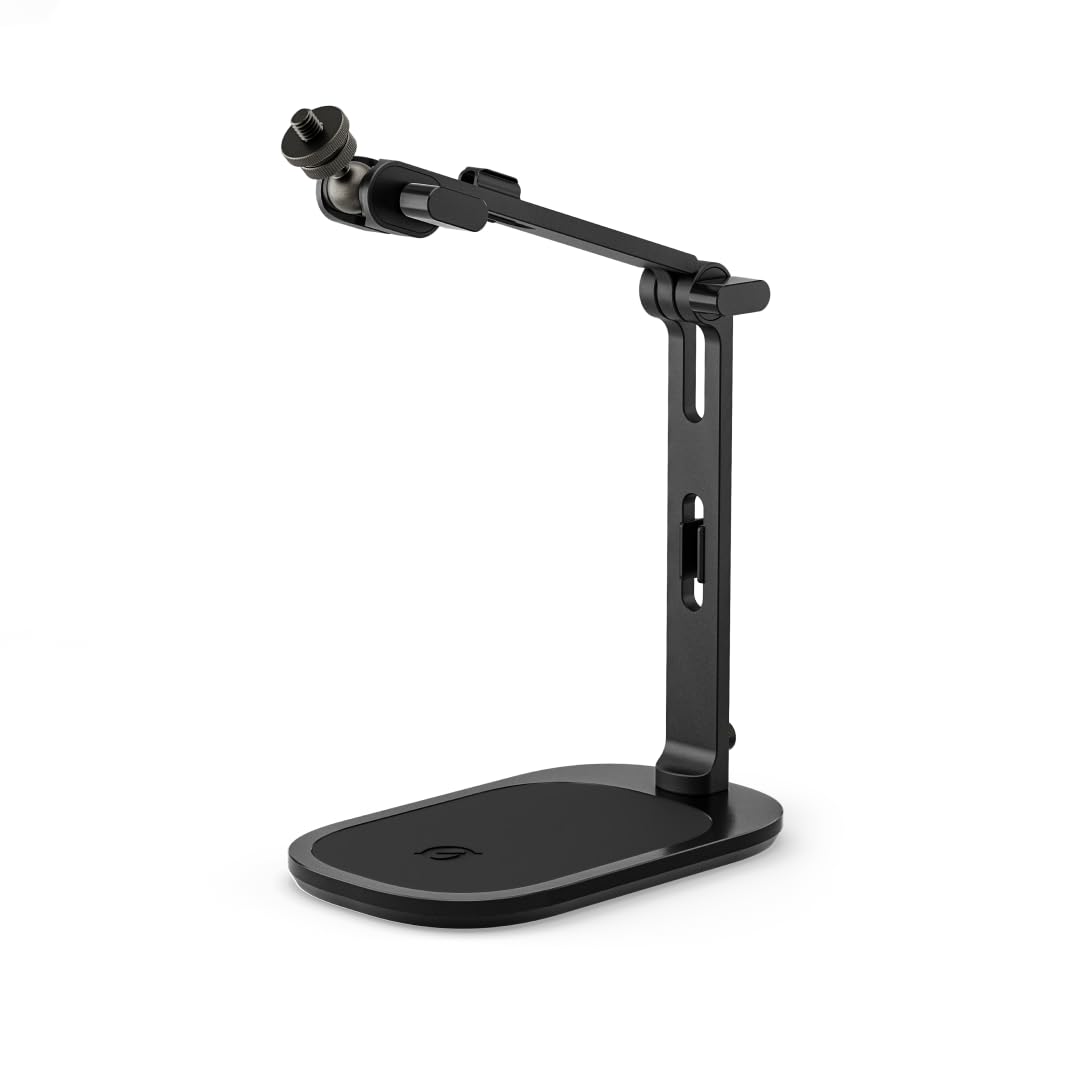 RØDE DS3 Desktop Studio Arm mit gewichtetem Boden, präzisem Kugelkopf, universeller 1/4" und 5/8" Ha