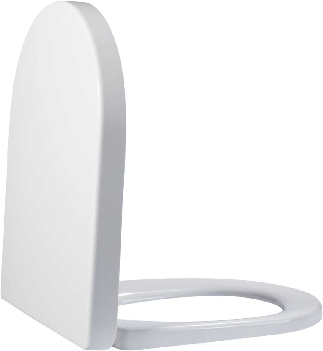NEG WC-Sitz für Uno11 WCs Standardlänge klassisches Design Weiss 46,4 cm - Klassik Uno11RL, Weiss 46