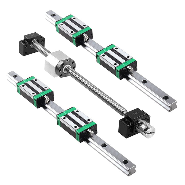 CNCMANS Linearführung Set enthalten 2PCS HGR20 800mm Linearschiene mit 4PCS Gleitblock + 1PCS SFU160