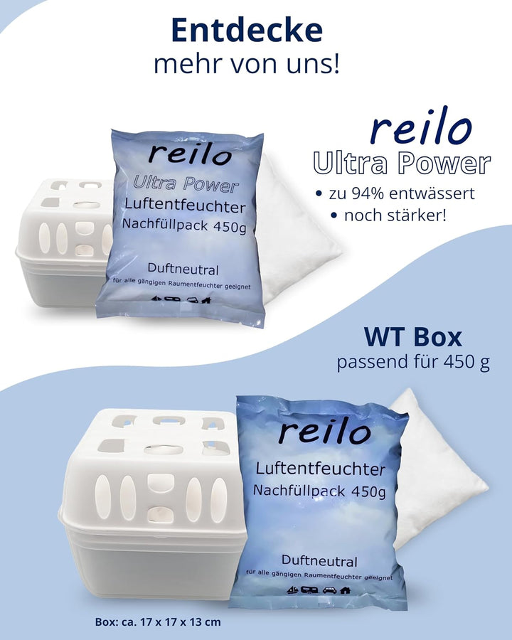 12x 450g Luftentfeuchter Granulat Nachfüllpack, 12