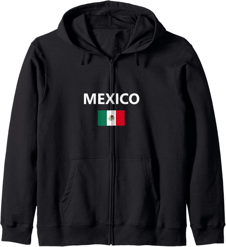 Mexico Flagge Land Flag Country Kapuzenjacke