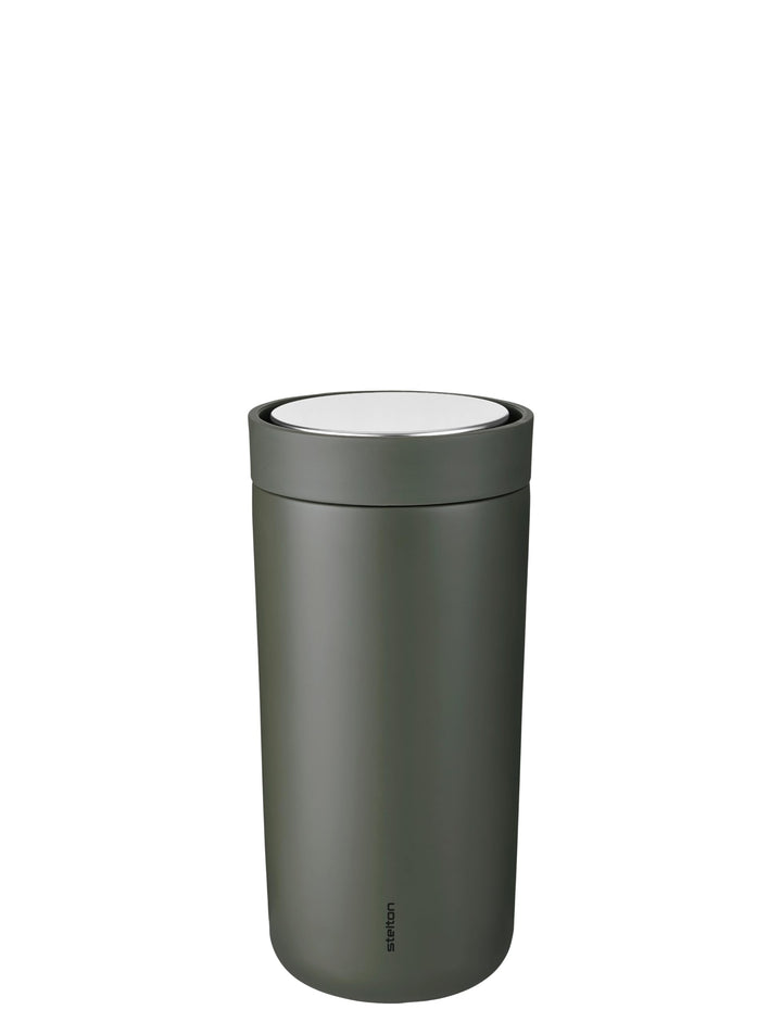 Stelton - To Go Click Isolierbecher 0,4 Liter, soft dark forest
