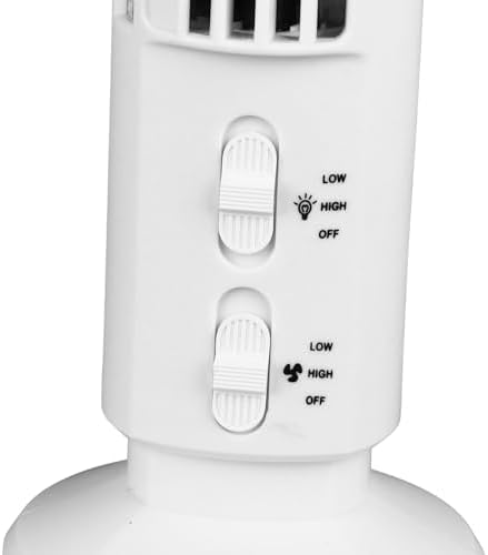 Qcwwy Turmventilator ohne Flügel, 90 Grad Oszillierend, 34 DB, Leise, Tragbarer USB-Tischventilator,