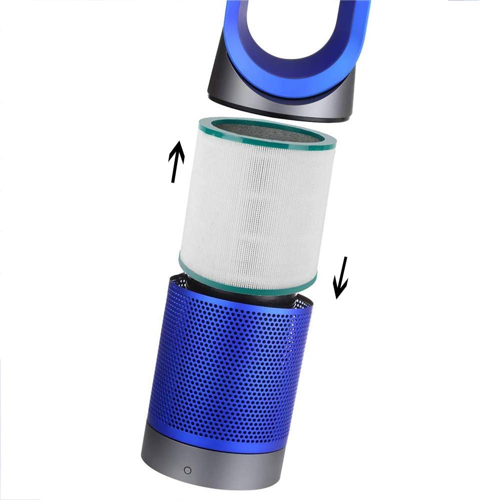 iAmoy HEPA Filter Ersatz kompatibel mit Dyson Pure Cool Link TP02 TP03 TP00 AM11 BP01 Luftreiniger T