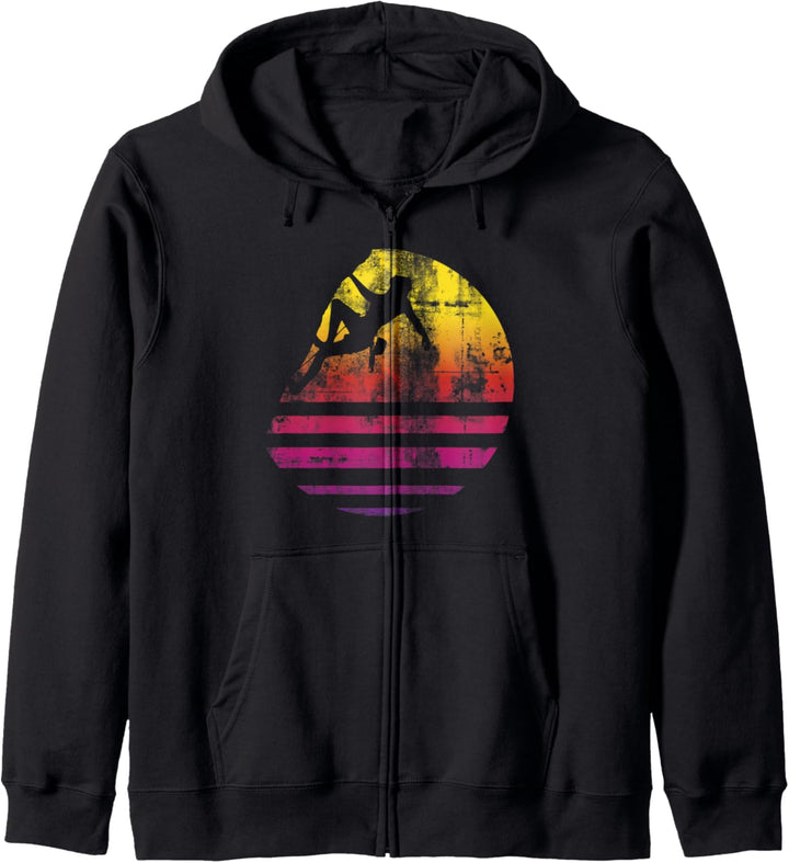 Vintage Bouldern Klettern Freiklettern Bouldersport Kapuzenjacke