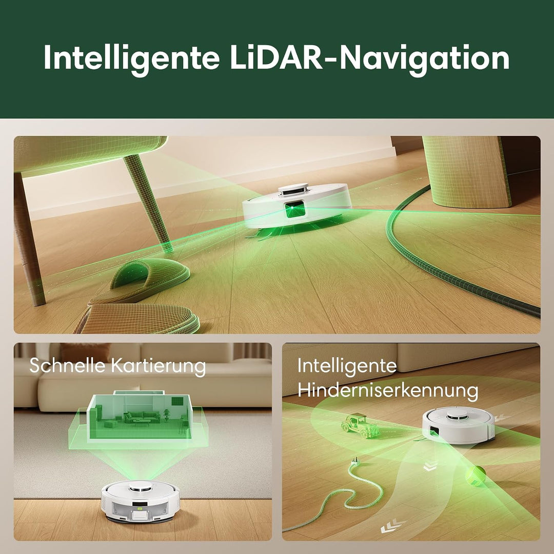 iRobot Roomba® Mini Saug- &amp; Wischroboter + AutoEmpty™ Dock, Weiss, Weiss