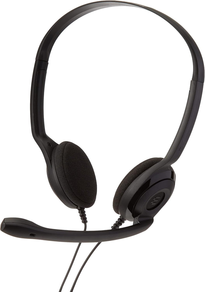 Sennheiser PC 3 Chat Headset – Plug- &amp; Play-Lösung, Noise Cancelling-Mikrofon, schwarz Single, Singl