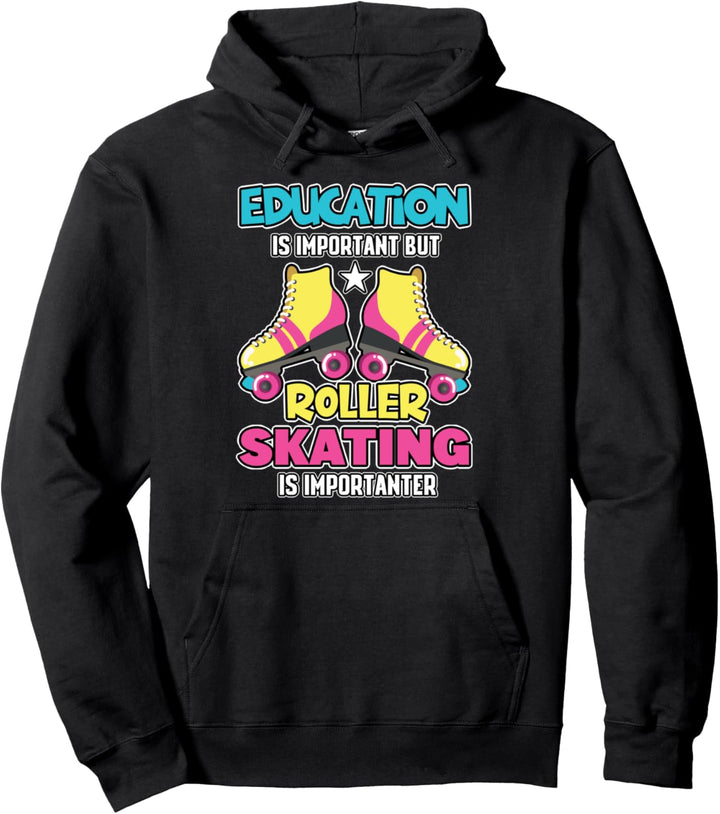 Bildung Rollschuhfahren Rollschuh Skater Rollschuhfahren Pullover Hoodie