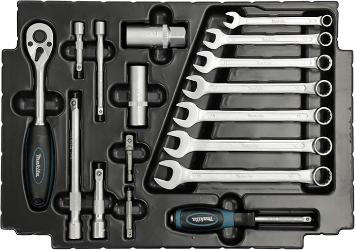 Makita E-08713 Universal Werkzeugset Im Koffer 120teilig Einzelbett, Einzelbett