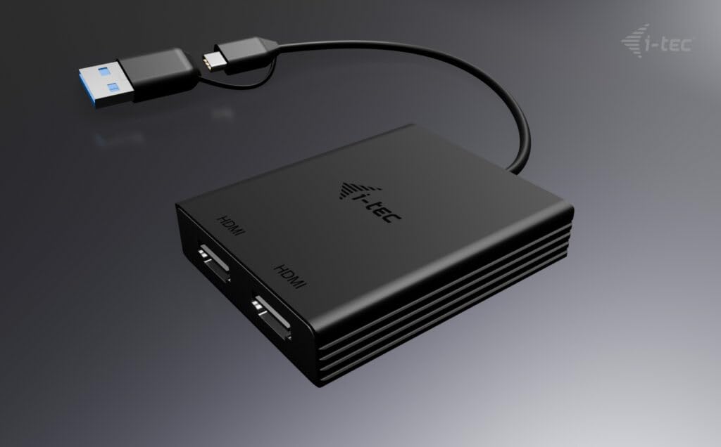 i-tec Videoadapter・USB-C (M) zu DisplayPort (W) (CADUAL4KDP)