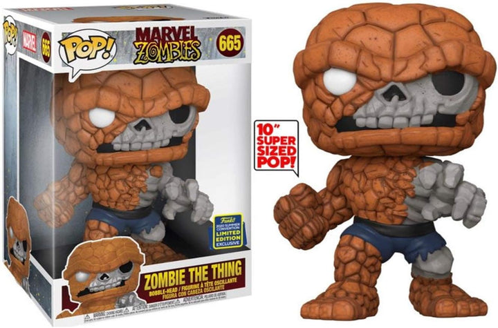 Marvel Funko Pop 665 Zombies 48901 The Thing 10" SDCC2020, Bunt