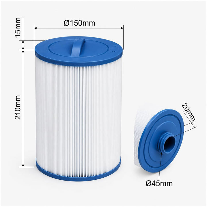 Eclipse Spa Whirlpoolfilter Ø150 × 210 mm 6CH-940 von Darlly