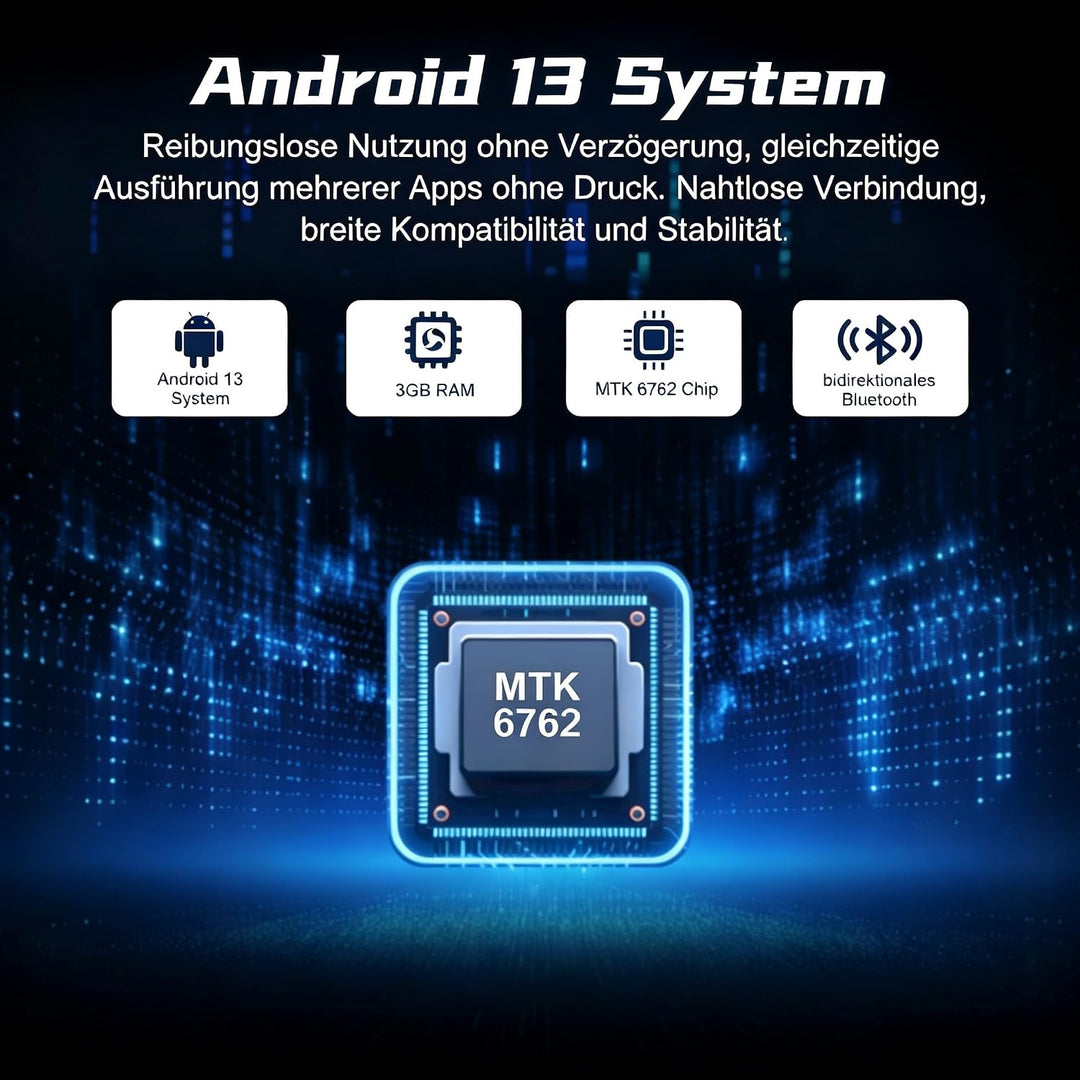 Diofox M9 160GB MP3 Player mit Bluetooth und WLAN, Android 13, 4,02 Zoll, 160GB