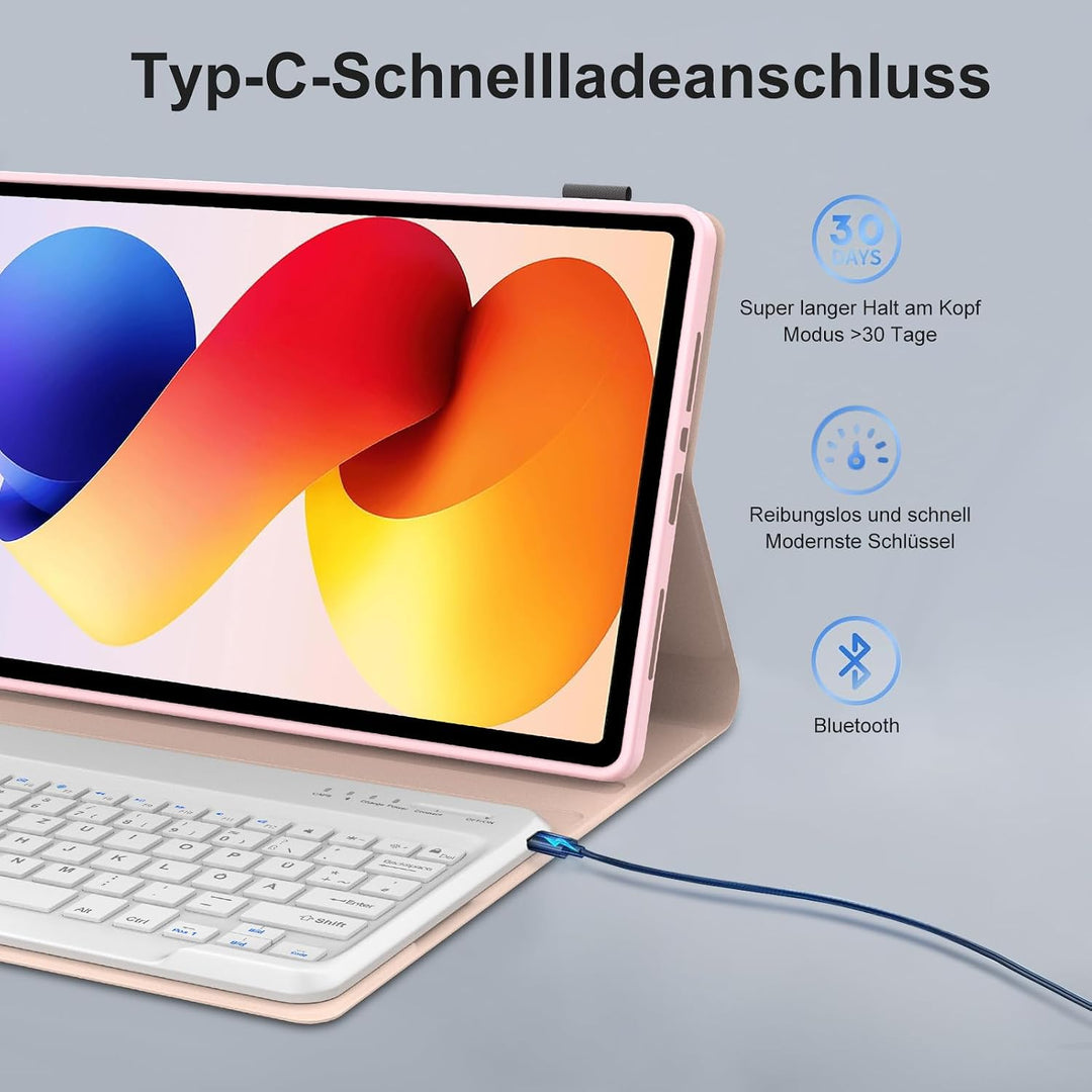 Tastatur für XIAOMI REDMI Pad 2 Pro 12.1 Zoll 2025/Redmi Pad Pro 2024