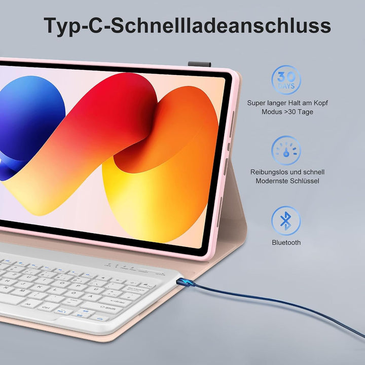 Tastatur für XIAOMI REDMI Pad 2 Pro 12.1 Zoll 2025/Redmi Pad Pro 2024