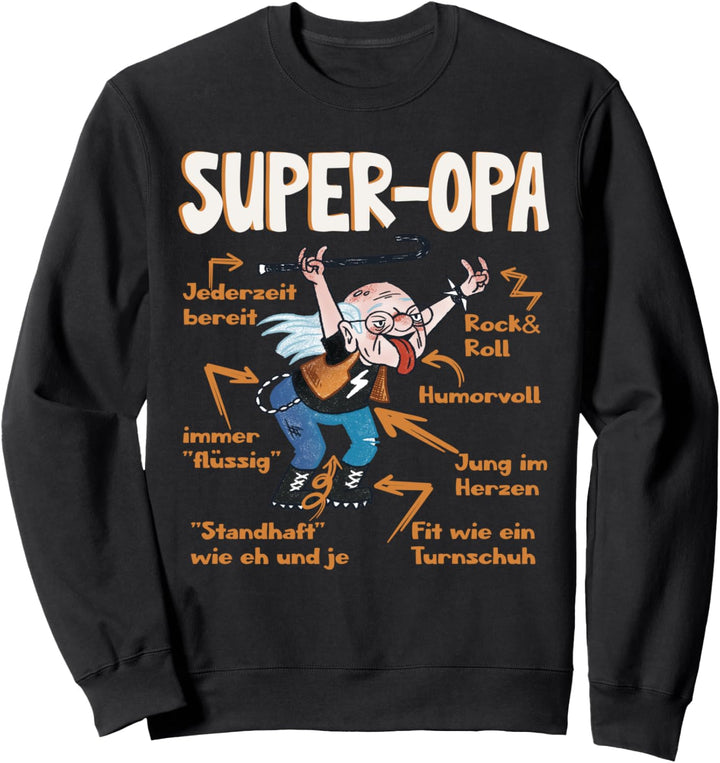Anatomie eines Super Opa Sweatshirt