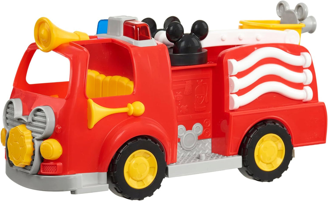 Just Play Disney Junior Mickey Mouse Feuerwehrauto mit Licht und Sound lustige Mickey-Sprüche und Fe