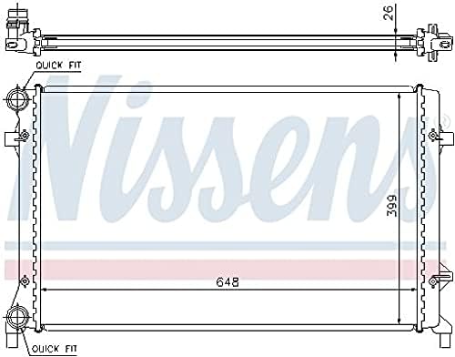 Nissens 65277A Wasserkühler
