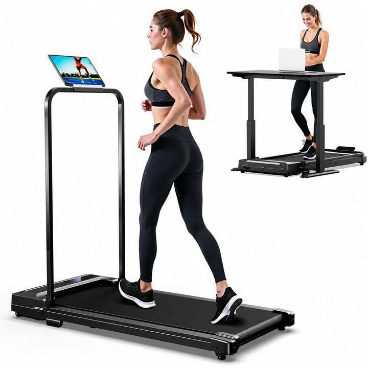 Laufband für Zuhause Walking Pad Klappbar - Home Schreibtisch Laufpad Faltbares Foldable Treadmill L