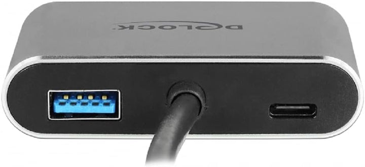 DeLOCK USB Type-C Adapter zu HDMI und VGA mit USB 3.0 Port und PD