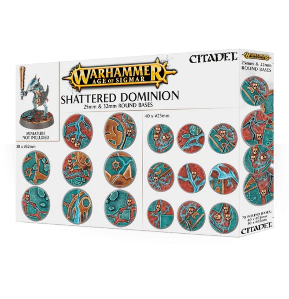 Games Workshop 99120299033 Aos Shattered Dominion Tisch-und Miniatur-Gaming, Unlackiert, 25-32 mm