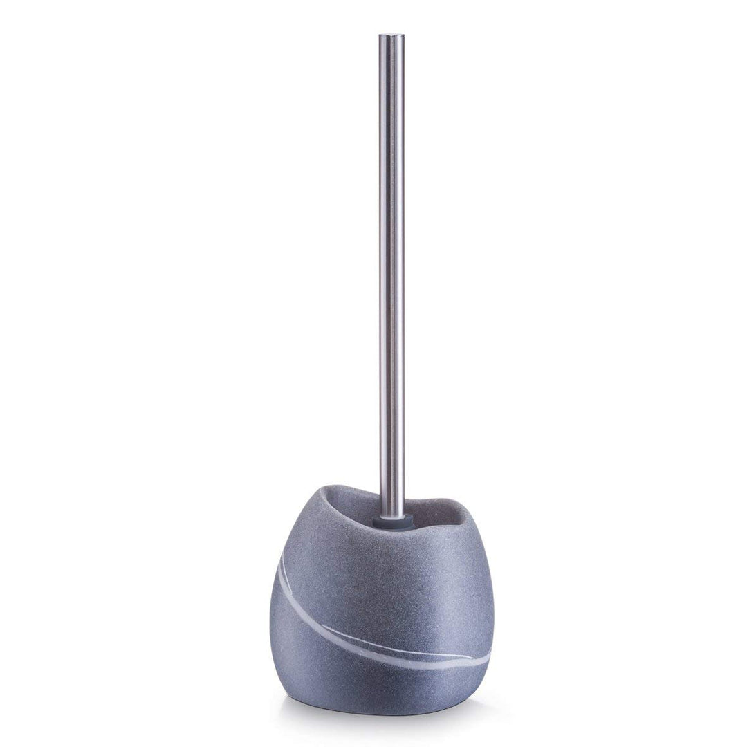 Zeller 18304 WC-Bürste, Steinoptik, Polyresin 14.2 x 12.4 x 41