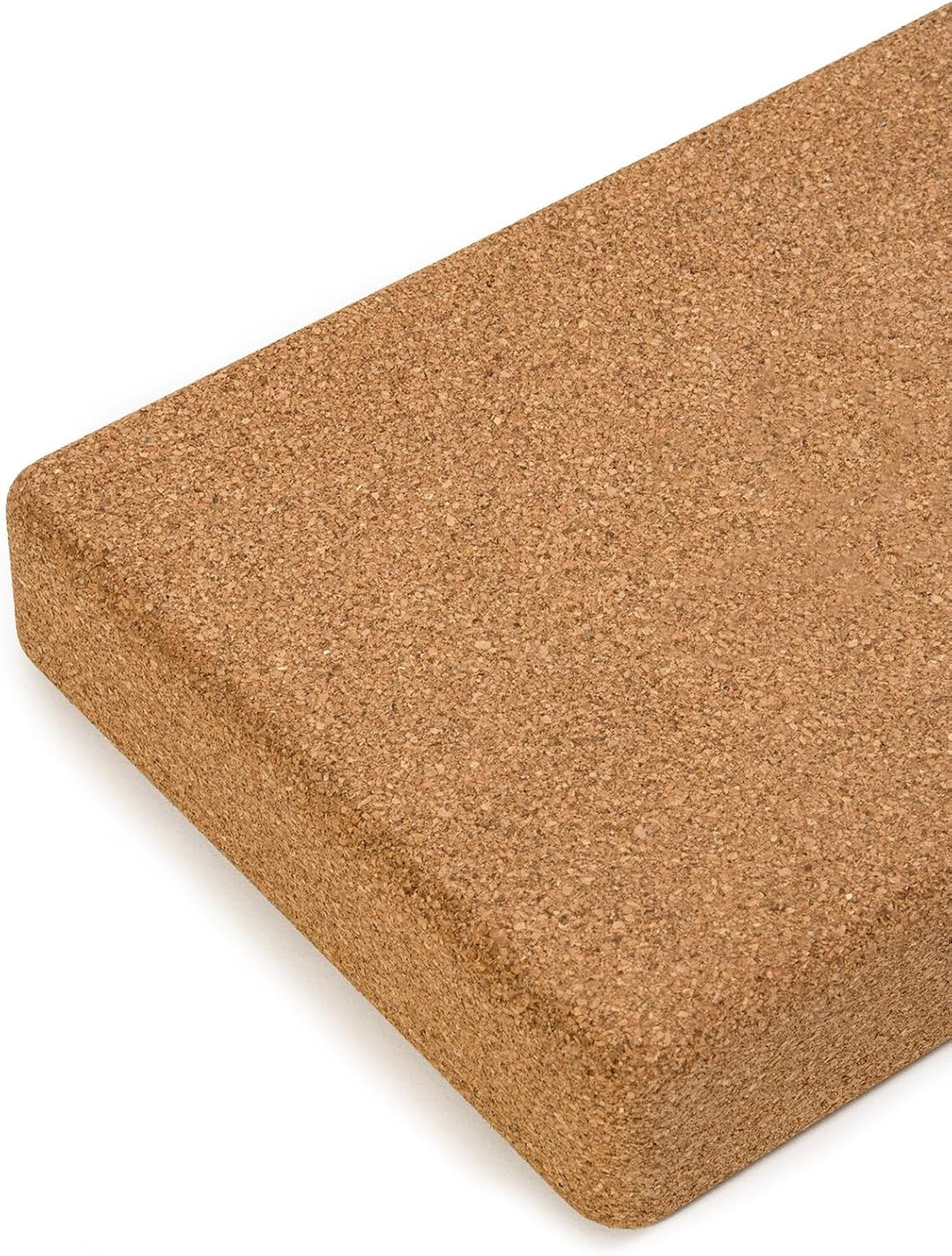 Yoga Studio The Comfortable Natural Cork Flat Yoga Block - Unbranded (30.5cm x 20.5cm x 5cm) Support