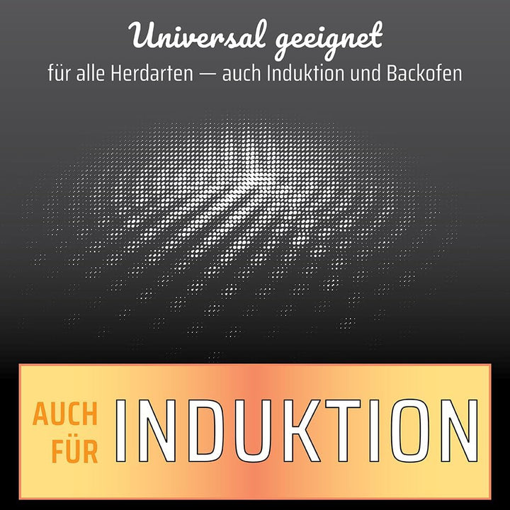 GSW Bratpfanne Inoxxa Black 32cm mit Gegengriff