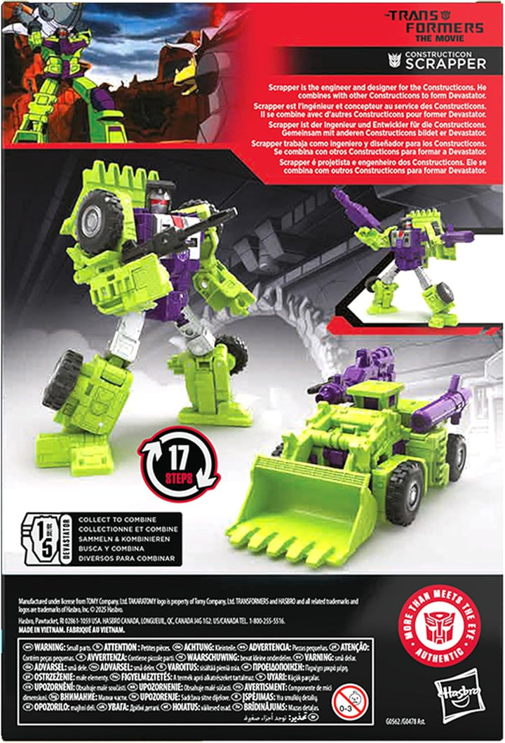 Transformers Studio Series Voyager-Klasse Transformers – Der Kampf um Cybertron Constructicon Scrapp