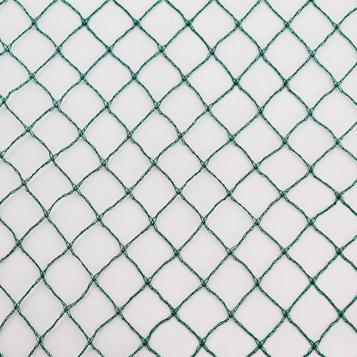 Vielseitiges Teichnetz 28m x 12m grün 17mm x 17mm Masche I Aquagart Laubschutznetz Teich Abdecknetz