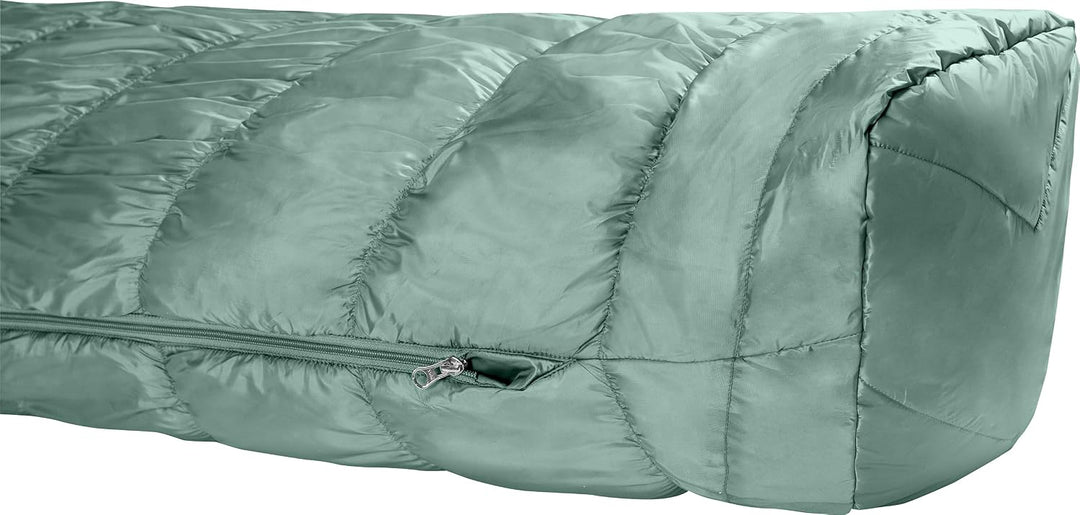 deuter Exosphere +4° EL - Extra Long Kunstfaserschlafsack sage-paprika Right Zip, sage-paprika Right