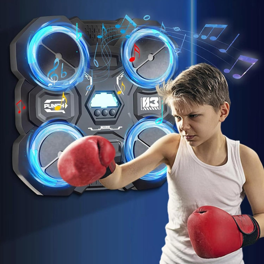 Smart Musik Elektronische Boxzielwand Trainingsgerät für Heimfitness mit Reaktionsdruck Kompressions