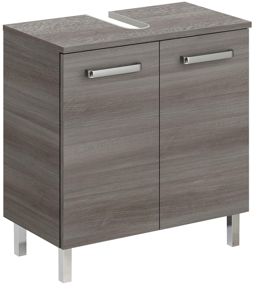 Pelipal Waschbeckenunterschrank Quickset 352 in Graphit Struktur, 60 cm breit | Waschbeckenschrank o