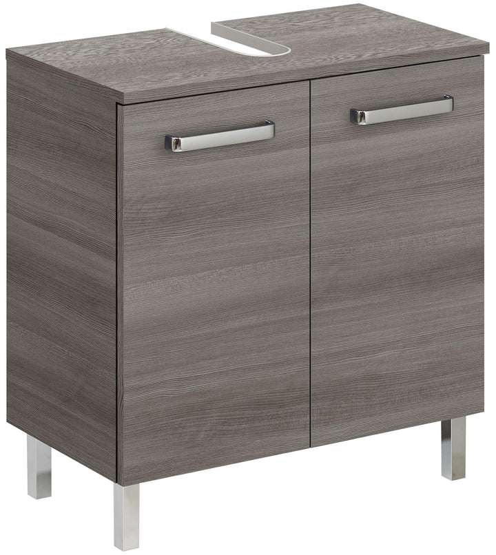 Pelipal Waschbeckenunterschrank Quickset 352 in Graphit Struktur, 60 cm breit | Waschbeckenschrank o