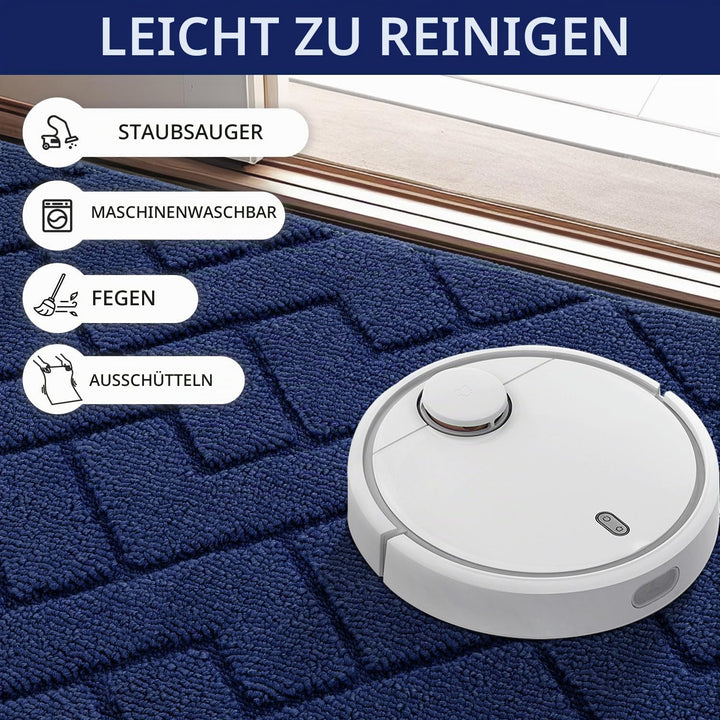 Fussmatte Innen Aussen Waschbar eingangsteppich innen Schmutzfangmatte rutschfest,Türmatte Innen Tep