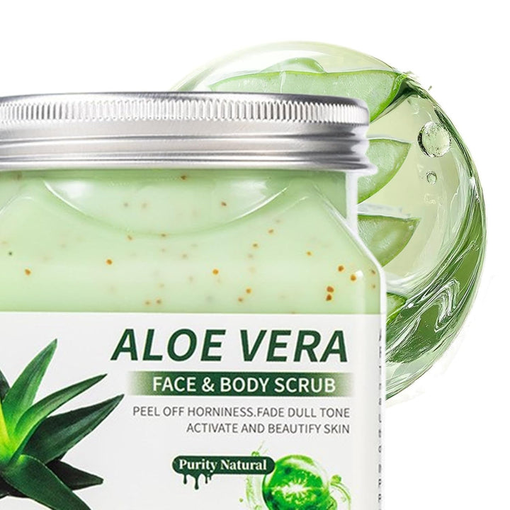 Körperpeeling – feuchtigkeitsspendendes Glättungsmittel für Gesicht und Körper, 350 g | Hautpeeling,