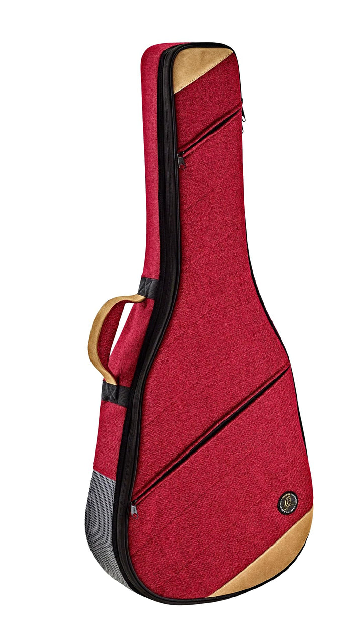 Ortega Guitars gepolstertes Soft Case - für Full Size Akustikgitarren - Leinen, Baumwolle, Veloursle